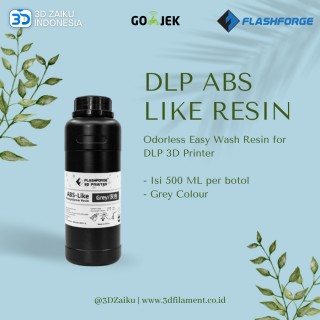 Flashforge DLP ABS Like Odorless Easy Wash Resin for DLP 3D Printer